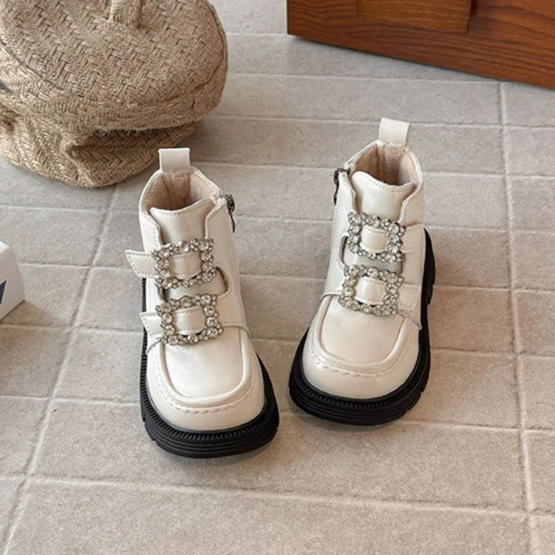 Girls Soft Bottom Anti Slip Boots Kids Fashion Shoes