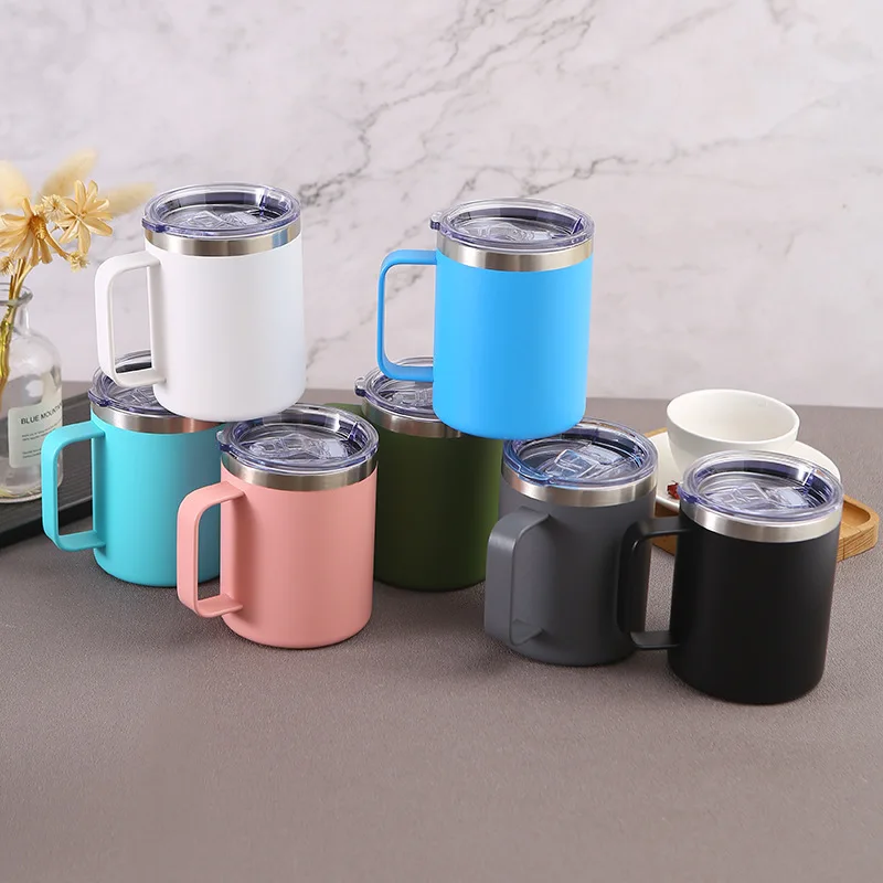 Buy Wholesale China 12 Oz 14 Oz Stainless Steel Insulated Vacuum Custom  Logo Thermo Mug Coffee Camping Travel Coffee Mug & Travel Mug at USD 4