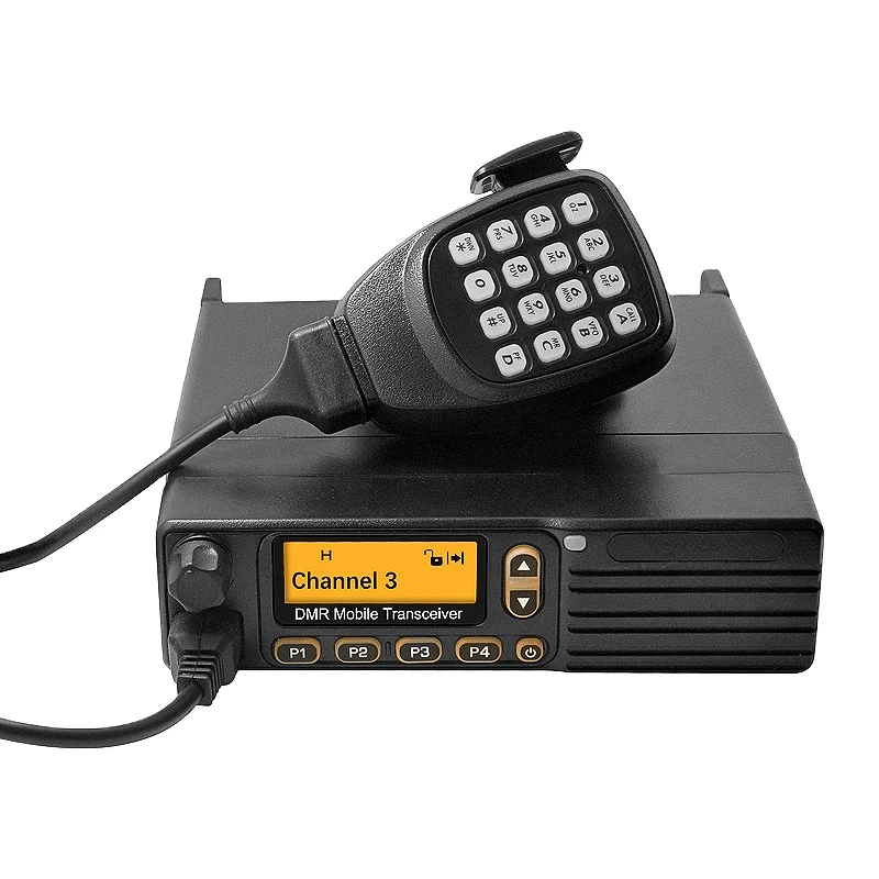 

ETMY M80D 50W DMR digital mobile radio transceiver UHF VHF antenna radios