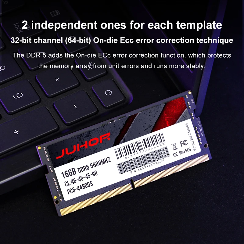 JUHOR ノートパソコン用メモリ DDR5 16GB 32GB 5600MHz RAM - AliExpress