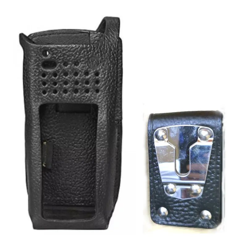 Walkie Talkie Original Soft Leather Case Cover Bag with Belt Clip for Motorola APX2000 APX4000 apx1000 APX 2000 Two Way Radio dp4800 walkie talkie 2800mah usb type c charge support original charger charging for motorola apx1000 xpr7550 walkie talkie