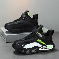 Chaussures de Tennis pour enfants, baskets de sport d'automne décontractées pour garçons, légères et respirantes, en cuir, pour entraînement quotidien, nouvelle collection 2