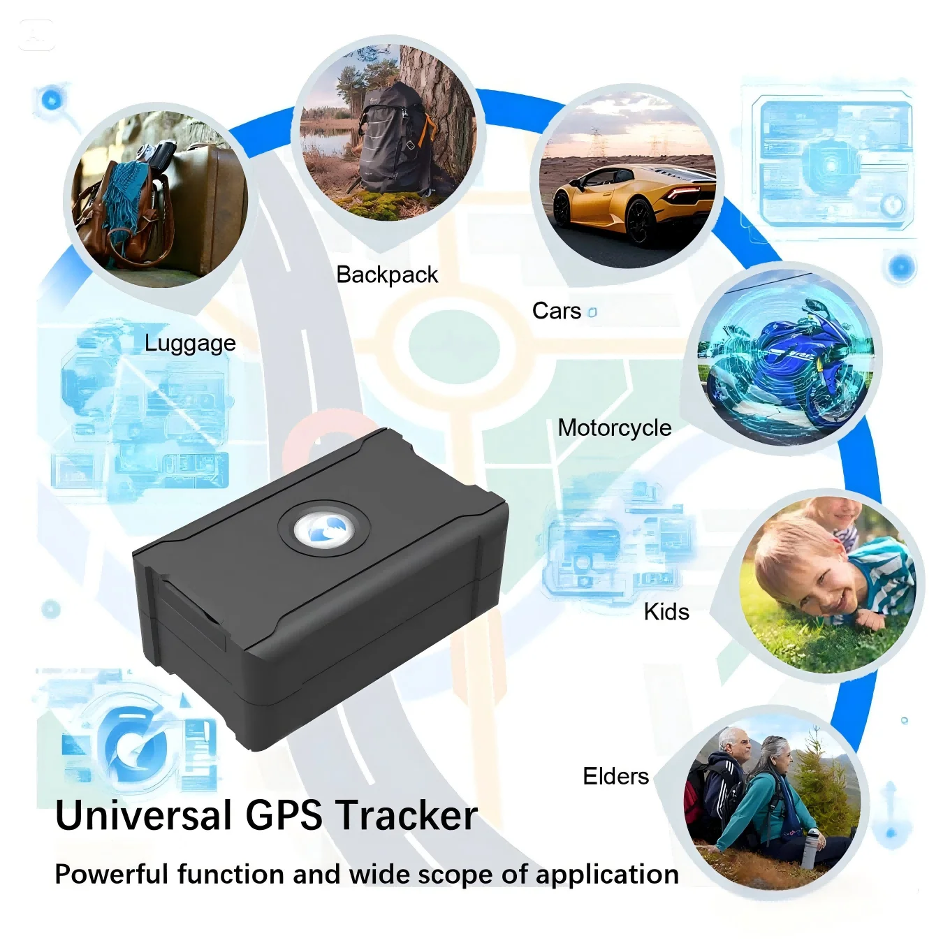Il miglior localizzatore GPS per veicoli e motocicli - Localizzatore GPS per auto/auto/moto con abbonamento richiesto | Monitoraggio in tempo reale | Alta precisione
