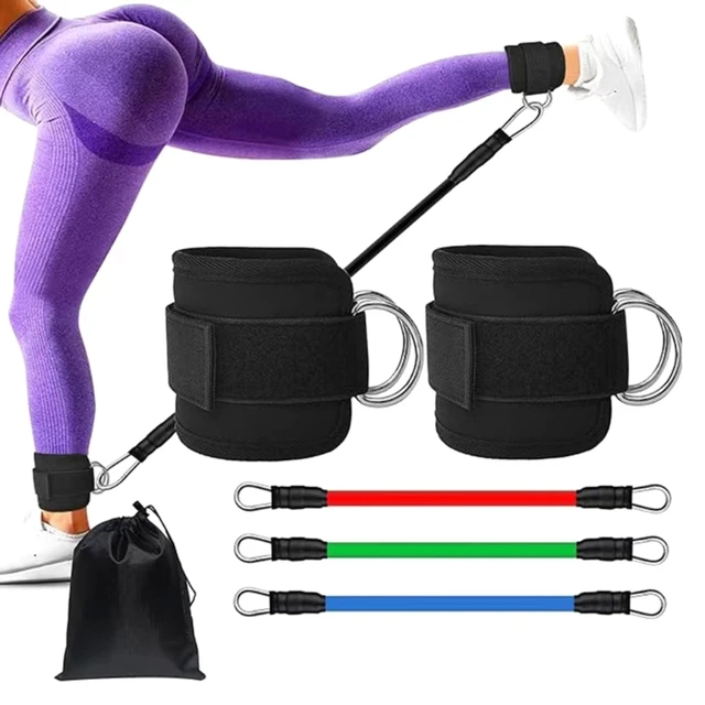 Glutes Workout Equipment with Adjustable Ankle Strap Ankle Bands Glute Exercise Bands Ankle Resistance Bands with Dropshipping 2