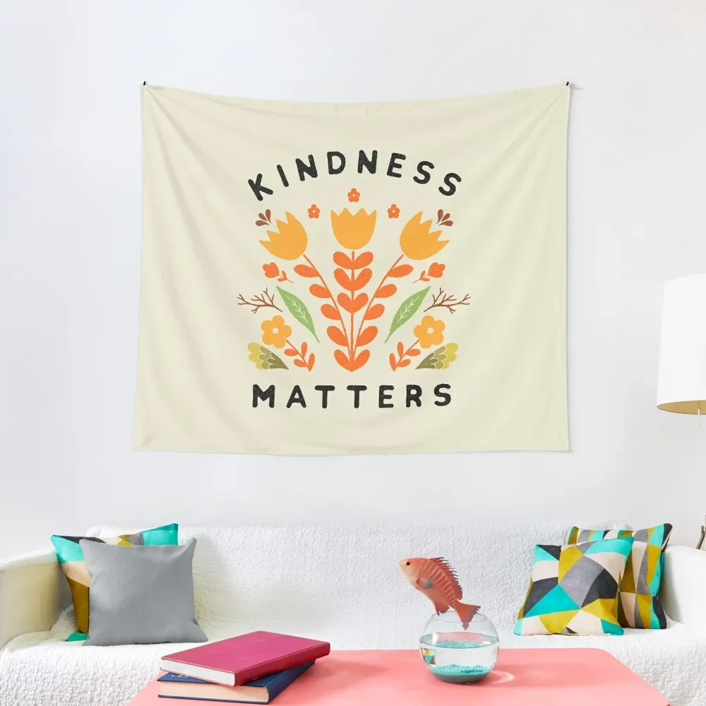 

kindness matters Tapestry Decoration Bedroom Room Decorations Room Decor Korean Style Wall Carpet Tapestry