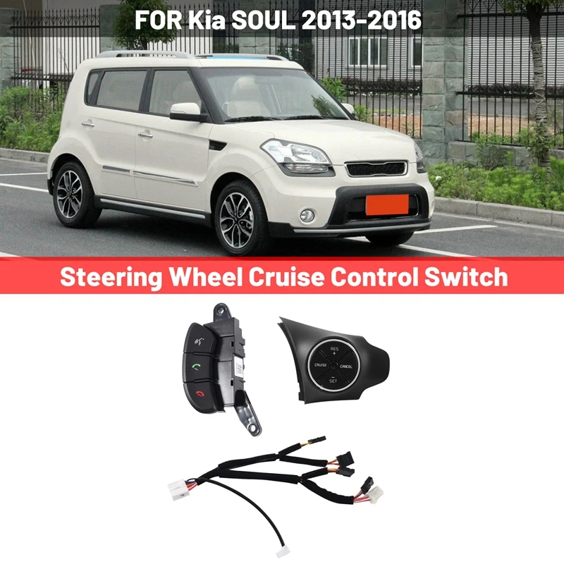 

96700B2100AUN 56190B2910 96700B2600 Car Steering Wheel Cruise Control Switch For Kia SOUL 2013-2016