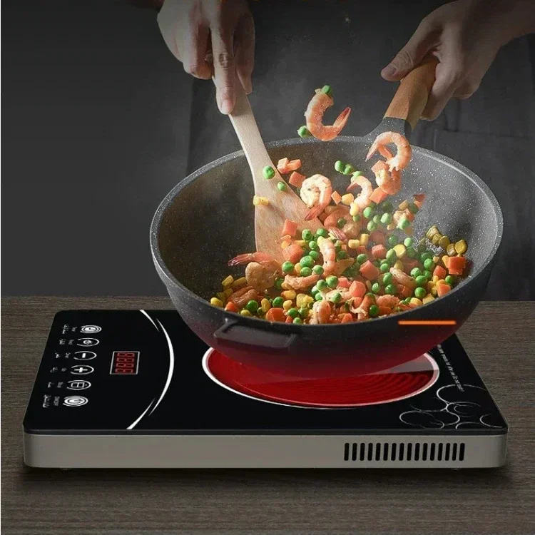 110V 220V electric ceramic cooker household stir-fry induction cooker hot pot cooking machine electric stove induction