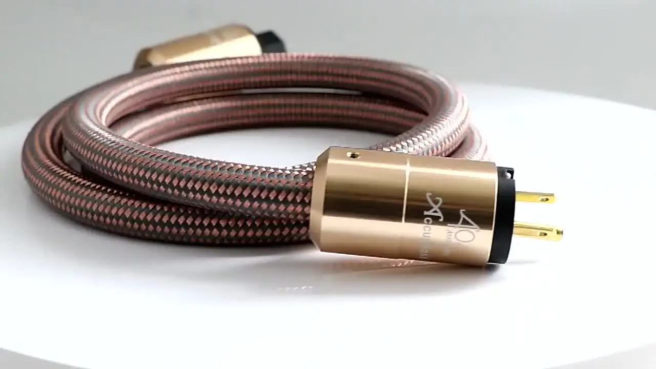 Accuphase 40th Power Cable HI End EU Schuko Power Cord CD