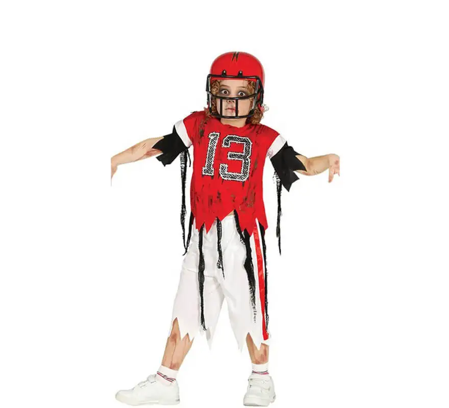 Zombie Rugby player costume for boy-Halloween-Zombies/Terror-children's costumes |