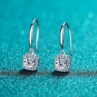 KNOBSPIN 1ct Moissanite Øredobber 925 Sølv