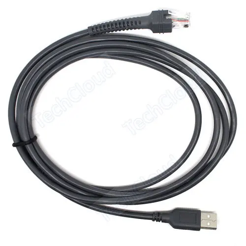 2M Symbol Barcode Scanner USB Cable LS1203 LS2208 LS4208 LS3008 CBA-U01-S07ZAR Replacement for Zebra Ds2278 3578 4608 for sata to usb cable