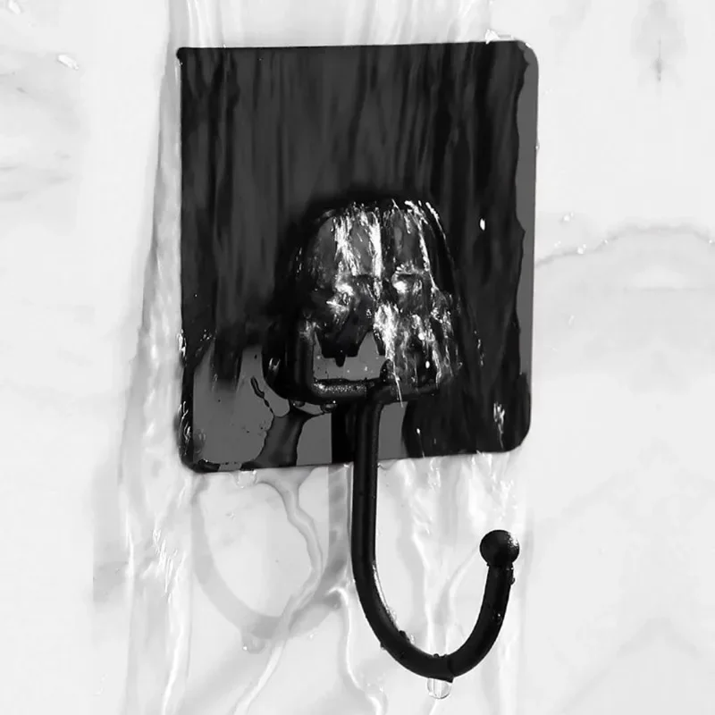 Description Picture 5 of item30/1Pcs Self Adhesive Hooks Multi-Purpose Door Wall Hanging Hook Kitchen Bathroom Storage Strong Sticky Hooks Towel Coat Holders