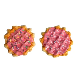 Realistic Waffle Replica Set - 2 - Piece Decorative Display and Photography Props - 2PCS (Set A)