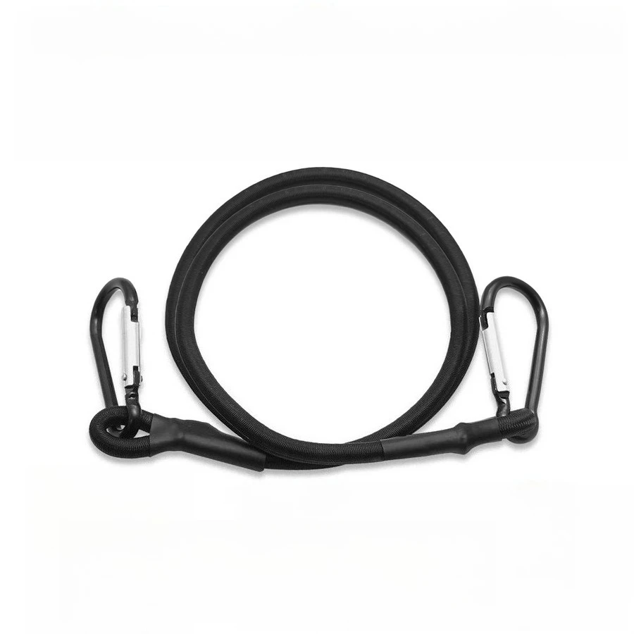30/60/90/120/150CM 스트레치 탄성 로프 8MM 후크가 있는 번지 코드 경량 자전거 타이 자동차 수하물 포장 루프랙 스트랩