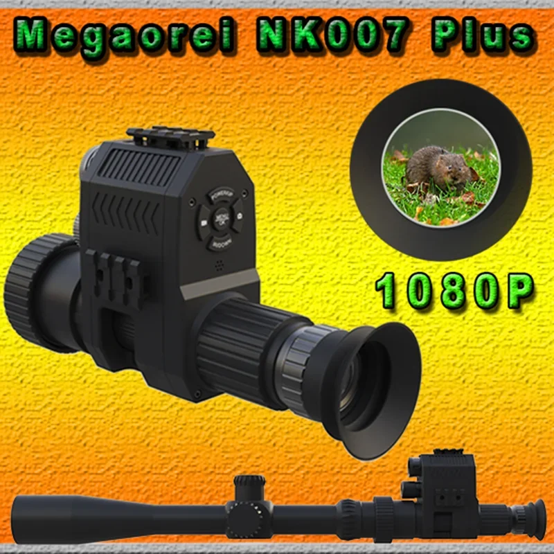 Digital Night Vision Scope Monocular 1080P 200-400M Infrared Camcorder Support Photo Video Recording with Rechargeable Battery 5