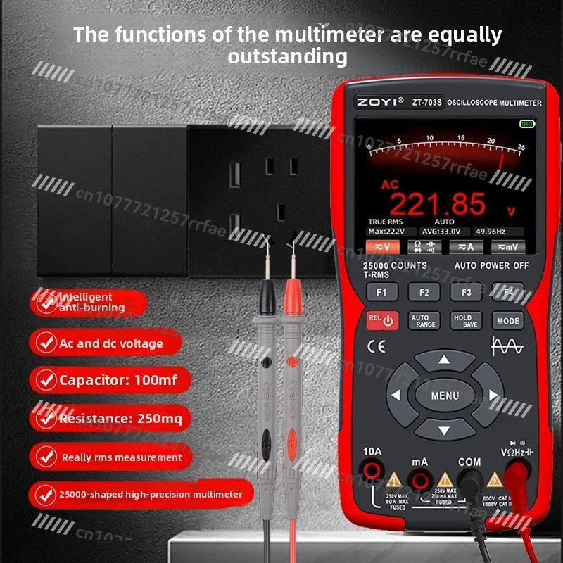 Dual Channel ZT-702S, ZT-703S Multi-function Multimeter