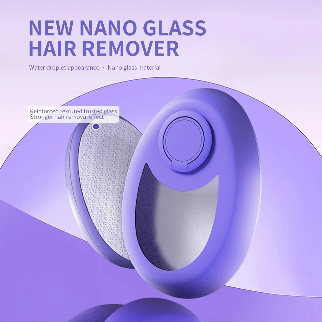 Crystal Epilator Painless Epilator Crystal Hair Removal Reusable Magic Hair Removal Tool Magic Eraser for Back Arms Leg
