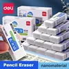 Deli 6pcs Eraser Set Pencil Rubber Soft for Kids Writing Art Drawing Sketches Exam White Erasers Correction Stationery 1