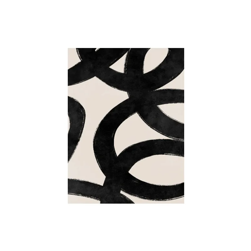 الحديثة المشارك مجردة الفن يطبع قماش اللوحة البيج...