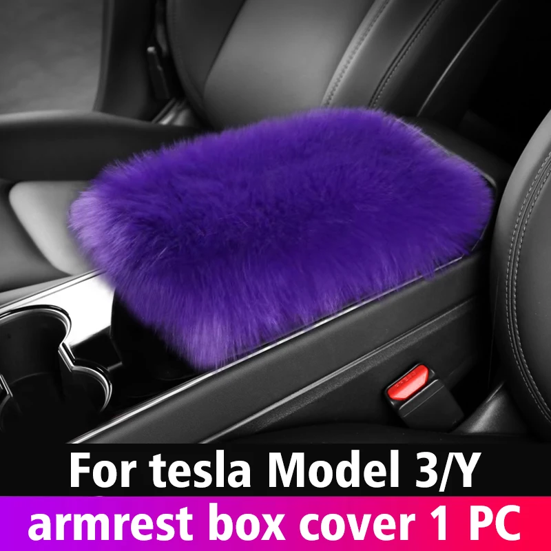 car steering wheel New Car Console Central Auto Seat Armrest Box Pad Cushion Storage Cover Protection Cars Accessories For Tesla Model3/Y 2017-2022 heated steering wheel cover Interior Parts