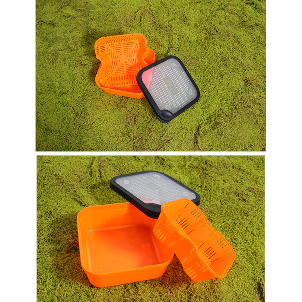 2-in-1 Fishing Bucket Double-Deck Fish Box Detachable Fish Strainer Colander Fishing Bait Storage Container Double Handle Fishing Draining Basket