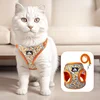 Pet Harness And Leash Set Reflective Harness Anti Escape Mesh Cat Chest Strap For Cats Small Dogs Pet Chihuahua Walking Supplies 3