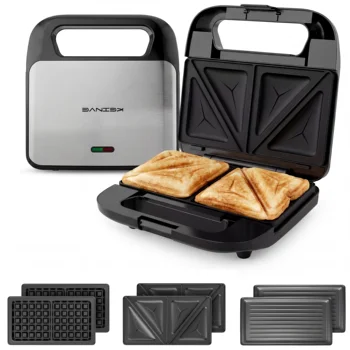 3-in-1 Sandwich Waffle Maker 1