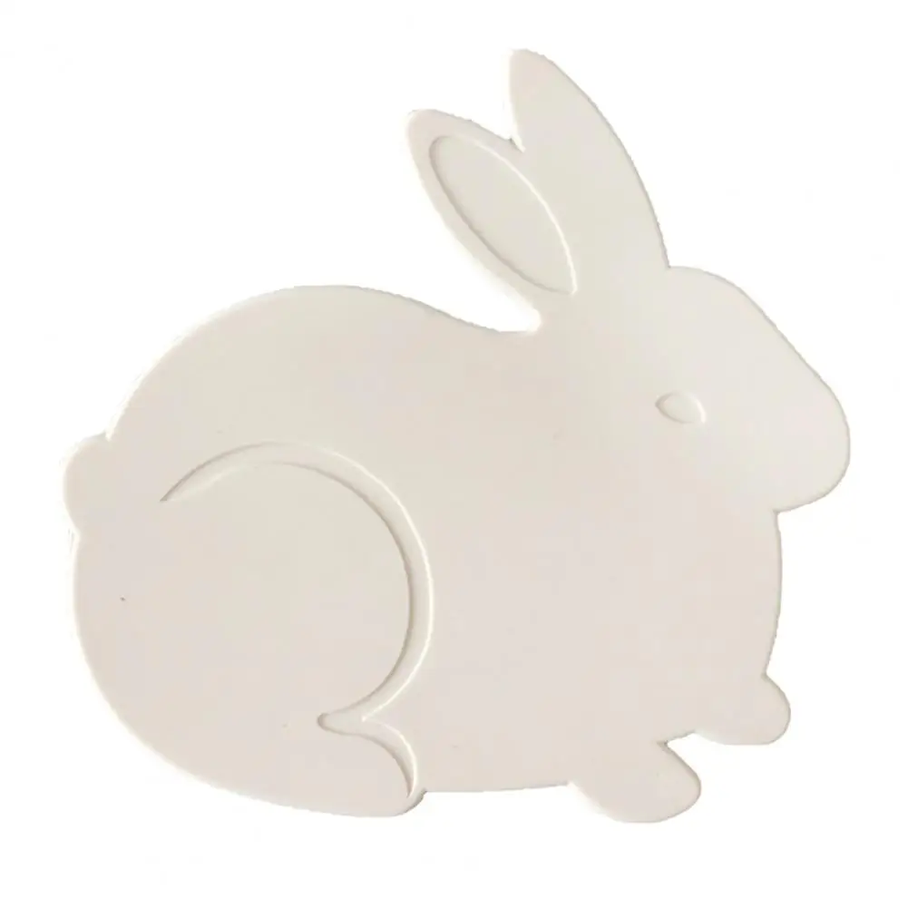 Cup Coaster Simple Appearance Heat Insulation Silicone Creative Squirrel/Rabbit Table Placemat for Home