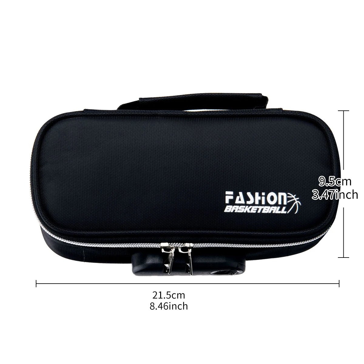 1PC simple portable combination lock pencil case Boys canvas pencil case Large capacity Student Gift