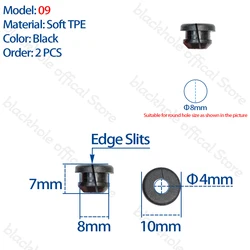 Universal Bike Cable Line Hole Plugs for Frame and Fork (2pcs Model 09)