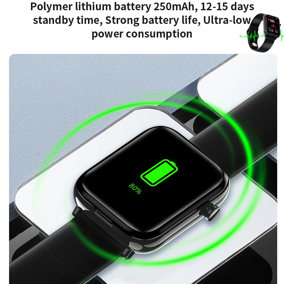 2023 ο 240*280    Ʈ ġ  IP67   Smartwatch ȵ̵ iOS ȭ