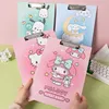 Sanrio A4 Hello Kitty File Clipboard Folder Board Cinnamoroll Kuromi Multifunctional Students office Writing Board Clip Folder 2