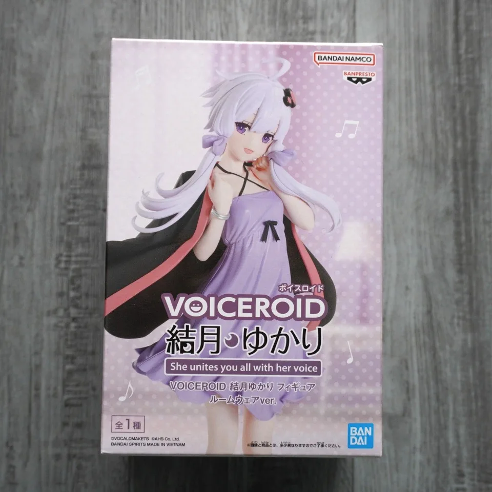 Original BANDAI Banpresto VOCALOID Yuzuki Yukari Purple Dress PVC