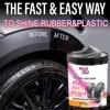 150g Dual-Surface Shine&Repair Paste - Interior & Tire Gloss Restoration, Scratch Fix, Waterproof/UV Protection - All-In-One 1