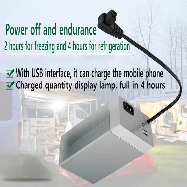 Alpicool Universal Car Refrigerator Power Line AC 110V 220V DC 12V/24V  Household Power Adapter Car Fridge Accessories - AliExpress