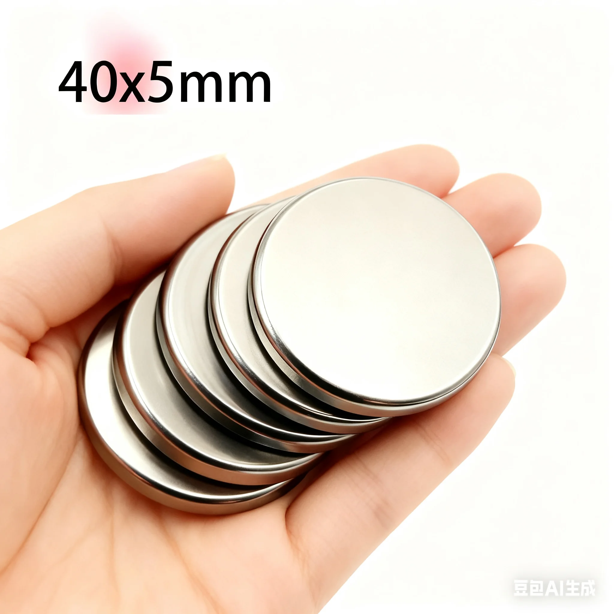 แม่เหล็กนีโอไดเมียม N52 ขนาด 30x5 มม. และ 40x5 มม. สำหรับบูสเตอร์จักรยานไฟฟ้า ตู้เย็นแม่เหล็ก ของเล่น DIY ลูกบอลแม่เหล็ก เครื่องจักร ป้ายโฆษณาแบบกำหนดเอง แรงดูดสูง 1