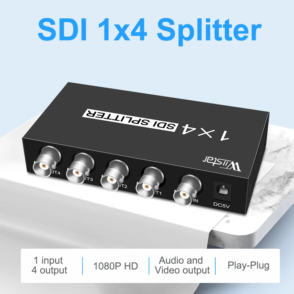 High-Quality-SDI-Splitter-1x4-Multimedia-Splitter-SDI-Extender-Adapter ...