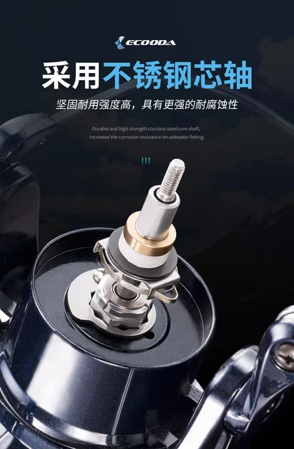 Ecooda Black Thunder II Spinning Reel Shallow Spool - China Spinning Reel  and Light Reel price