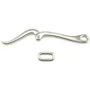 KEEP DIVING 4“/6" Pelican Hook & Eye with Quick Release Link Stainless Steel 316 Marine Boat 3