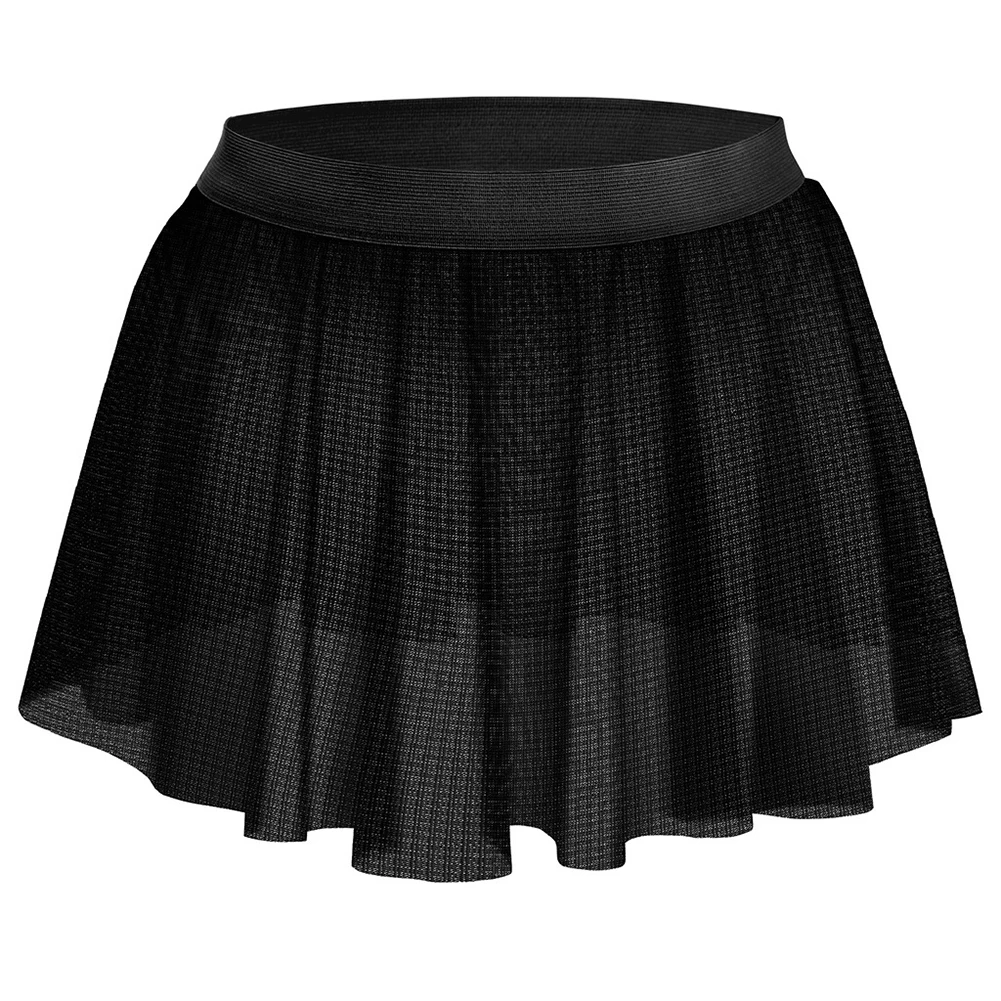 

Women Men Sissy Mesh Mini Skirts Unisex Clubwear Low Waist Men Panties Lingerie Underwear Briefs Sexy See Through Skirt