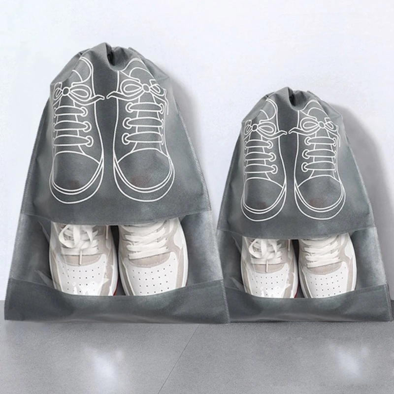 Shoe Storage Bag Shoes Bags for Travel Storage Packing Large Clear Drawstring Bags for Packing Multicolor P31B