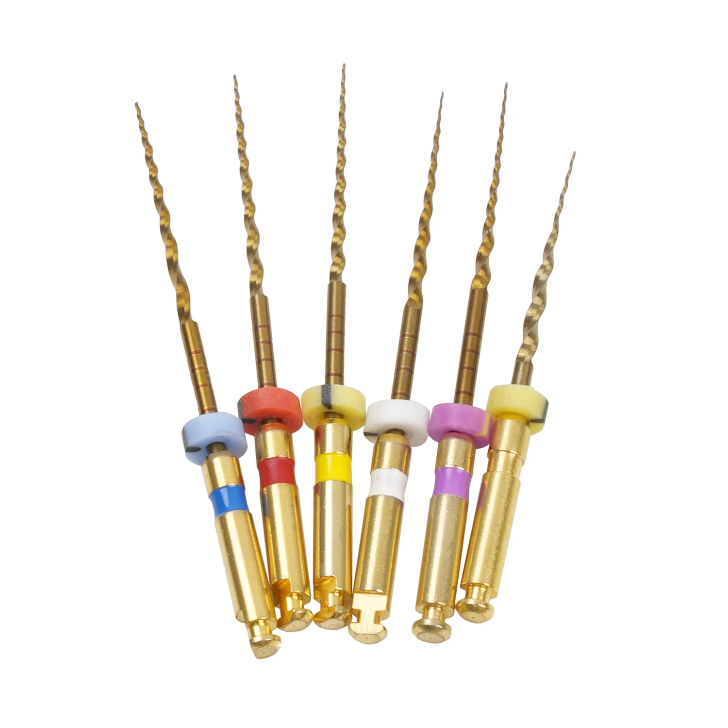 WELLCK Dental Endodontic Files Large Taper File Gold Taper NITI Rotary File Engine Use SX-F3 21/25mm Dental Lab Instrument 5
