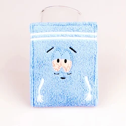 Embroidered Anime Fashion Wallet & Personalized ID Card Holder (Blue)