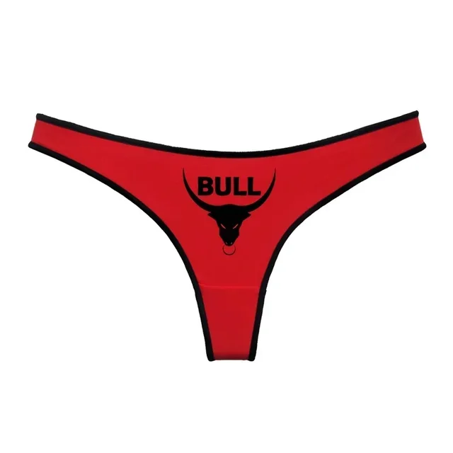 Hot Panties BULL Thong for Women Sexy G-String Female Underpant New Fashion Lovely Cotton Underwear Soft Lingerie 7