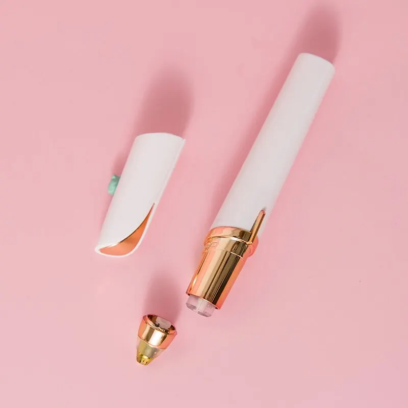 Eyebrow Trimmer Set Electric Eyebrow Trimming Tool For Beginners Automatic Trimmer Nose Hair Shaving Brush Scraper 1pc