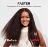 Ion Straight Brush Thick bristles, 16 temperature, hot brush Straight brush thick curly hair 4