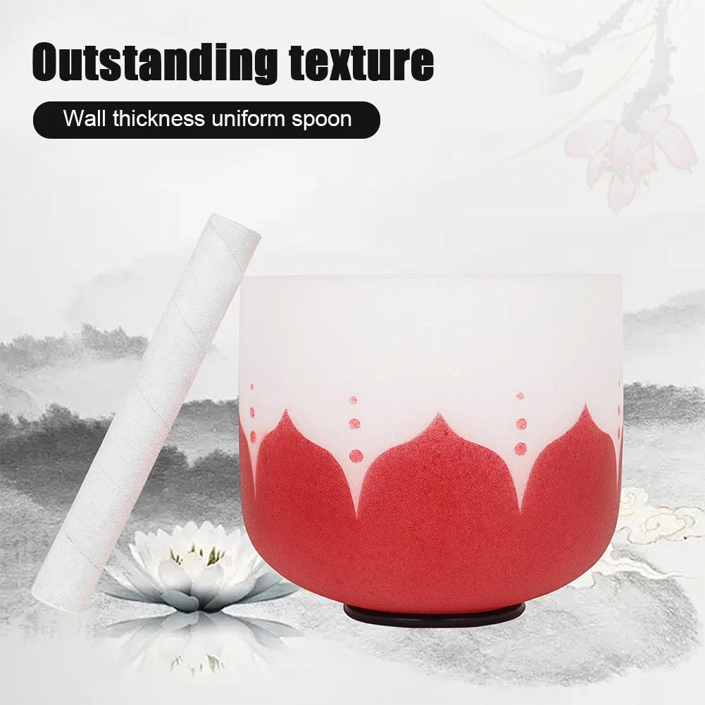 

A/B/C/D/E/F/G Notes Singing Bowl Sound Healing 8 Inch Meditation Bowl Quartz Singing Bowl for Yoga Meditation and Sound Therapy