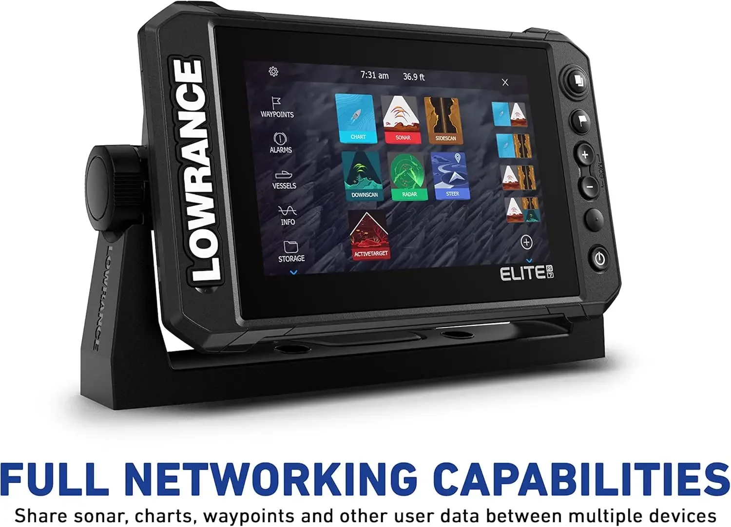 Elite   9 Fish Finder with Active Imaging 3-in-1 Transducer,  C-MAP Contour+ Charts 4