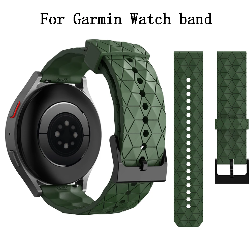 

Силиконовый сменный ремешок для спортивных часов Garmin Vivoactive 4 CAME 2 Sq Forerunner 245 Music 255, 20 мм 22 мм