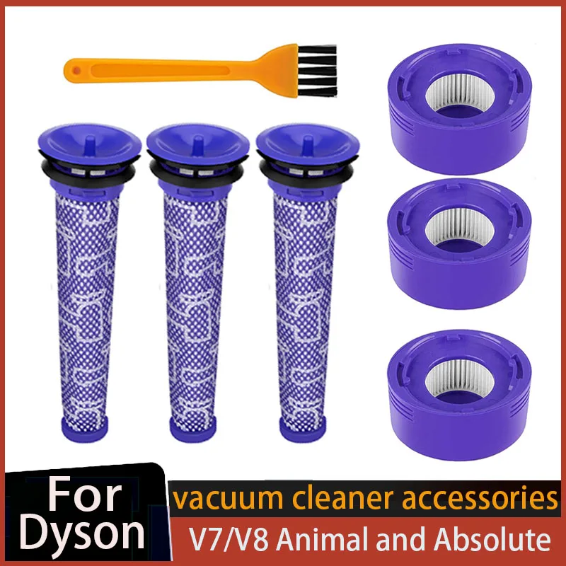 Filtre pour Dyson V7 Dyson V8 Remplacement filtres 965661-01 et